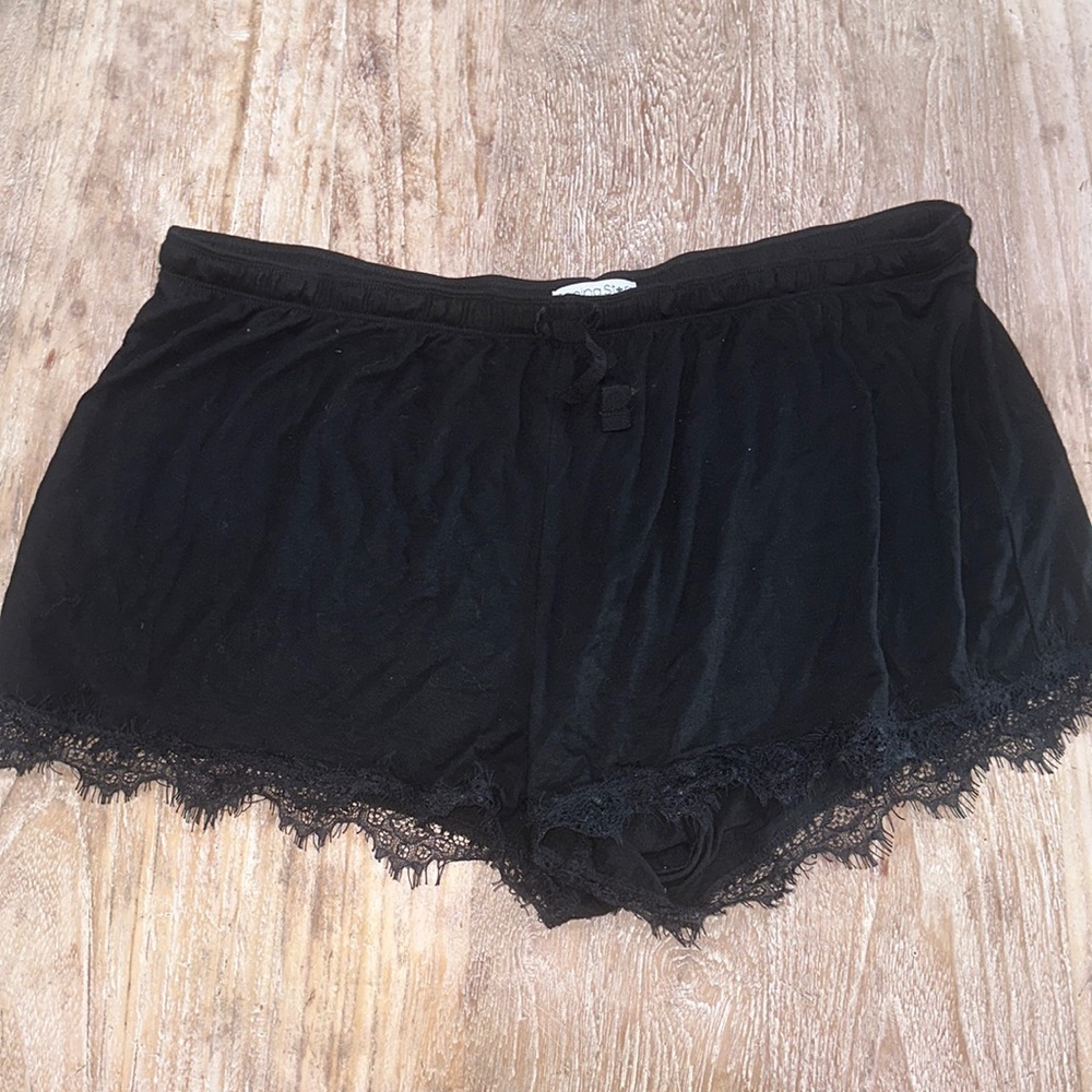 Seeing Stars XL Black Lace Sleep Lounge Shorts